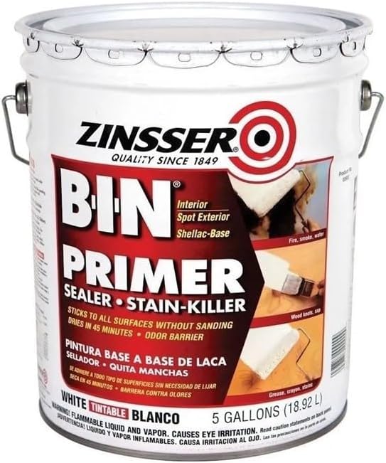 Zinsser B-I-N Advanced Synthetic Shellac Primer White Gallon