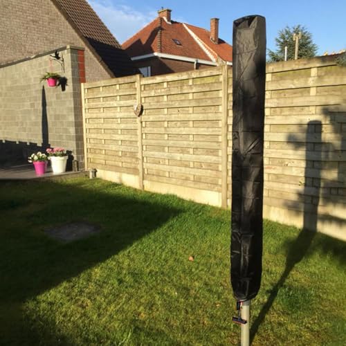 PRETYZOOM Outdoor Umbrella Drying Rack Cover Zipper for Patio Use Made of Oxford Cloth for Garden Clothes Drying Rack - Image 5