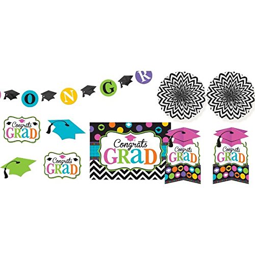 Dream Big Graduation Party Decorating Kit, Paper, Pack of 10.