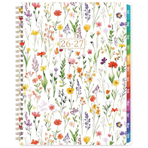 2026-2027 Planner - 9" x 11" Planner Weekly and Monthly 2026-2027, from JULY 2026 to JUNE 2027, Academic Planners with Tabs, Twin-Wire Binding, Inner Pocket, Premium Thick Paper