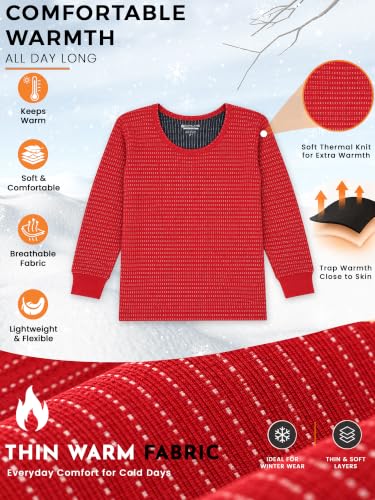 Image of BODYCARE Unisex Polycotton Slim Fit Thermal Tops Round Neck Full Sleeves Pack Of 1