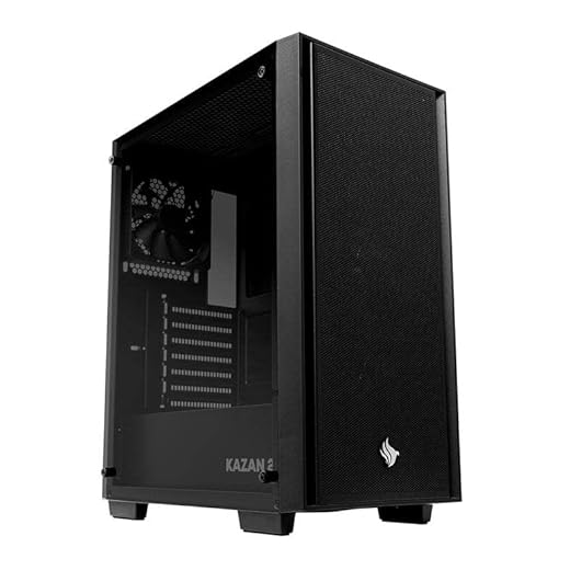 Gabinete Gamer Pichau Kazan 2, Mid-Tower, Lateral de Vidro, Com 4 Ventoinhas, Preto, PG-KZN2-BL01