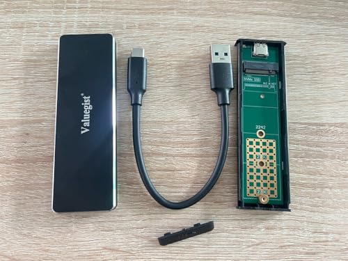 Carcasa externa NGFF/M.2 SATA SSD aluminio USB 3.1 miniatura 5