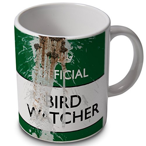 Bird Watcher - Official (with Bird Poop) - Funny Mug Cup.