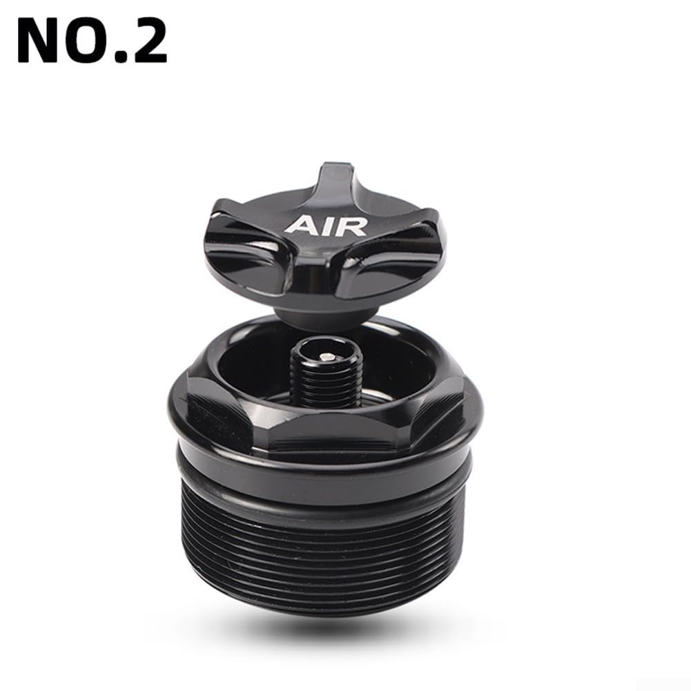 Écrou Valve Fourche Vélo Aluminium - Compatible 28,3 / 30,3 / 32,3 Mm - Joint Étanchéité