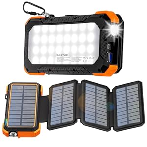 WASTDE Solar Power Bank 26.800mAh M...
