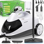Rolipo Steam Cleaner, Multi Purpose Steamer Cleaning with 14 Accessories, 2000W, Max 4 bar & 2L Tank, 99.9% Removes Stains, Hand Steam Cleaners For Kitchen Bathroom Grout Floors Windows Oven Filters