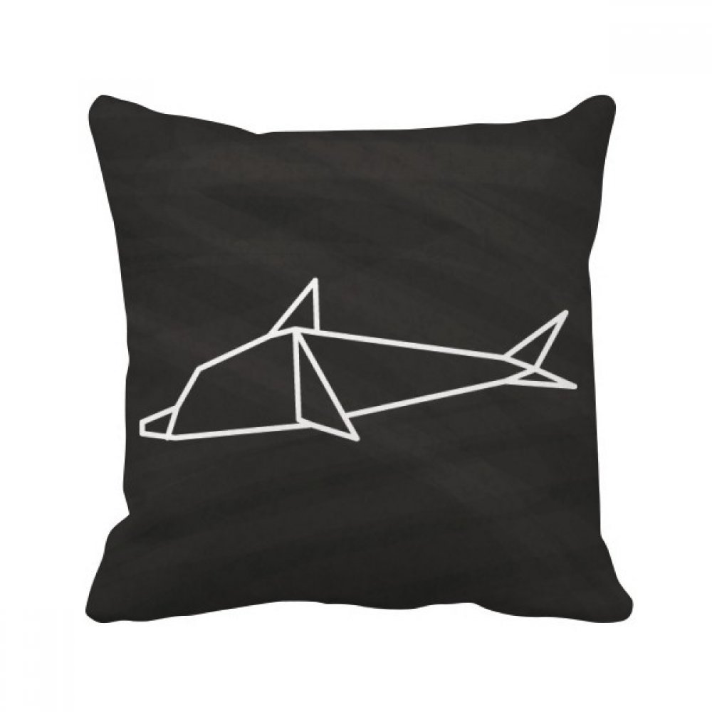 Coussin origami tiger multicolore pour sublimer l'ambiance de votre salon chaleureux