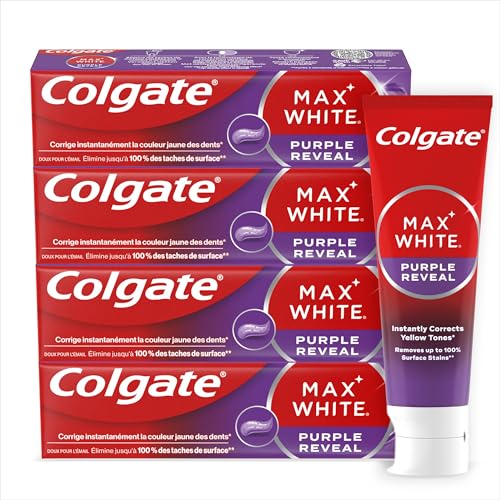 COLGATE - Dentifirice Max White Purple Reveal -Blanchiment...