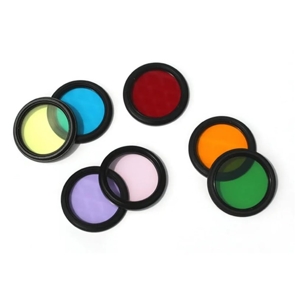 Pièces détachées pour télescope astronomique Lot de 7 télescopes optiques M48 x 0,75 mm avec lentille Couleur 2 Pouces