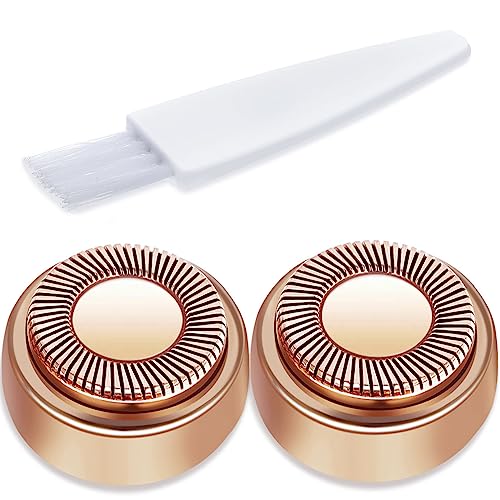 Facial Hair Remover Replacement Heads: Compatible with Flawless GEN 1 Finishing Touch Facial Hair Removal Tool for Women As Seen On TV 18K Gold-Plated Rose Gold