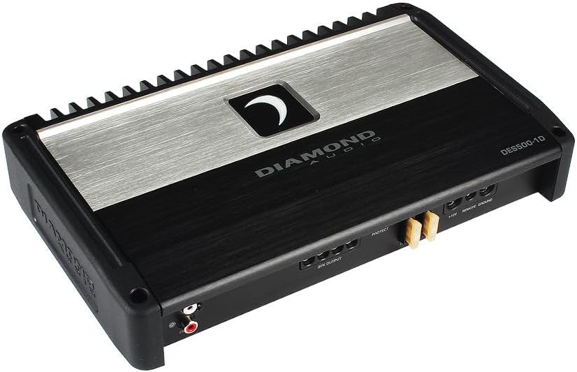 Diamond Audio DES500.1D 500W RMS Elite Series Monoblock Class-D Car Amplifier + Free LAB Sticker
