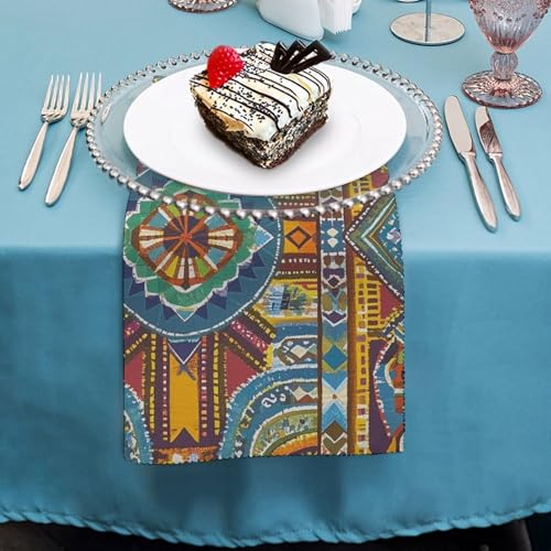 Serviettes en tissu réutilisables de décoration d'intérieur chic - 5