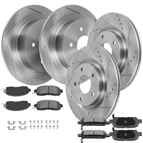 Image of SCITOO Brake Kits Front Rear Brake Rotors Brake Pad:31464;31312;D1650;D905 | Fit For Nissan For Altima 2013-2025