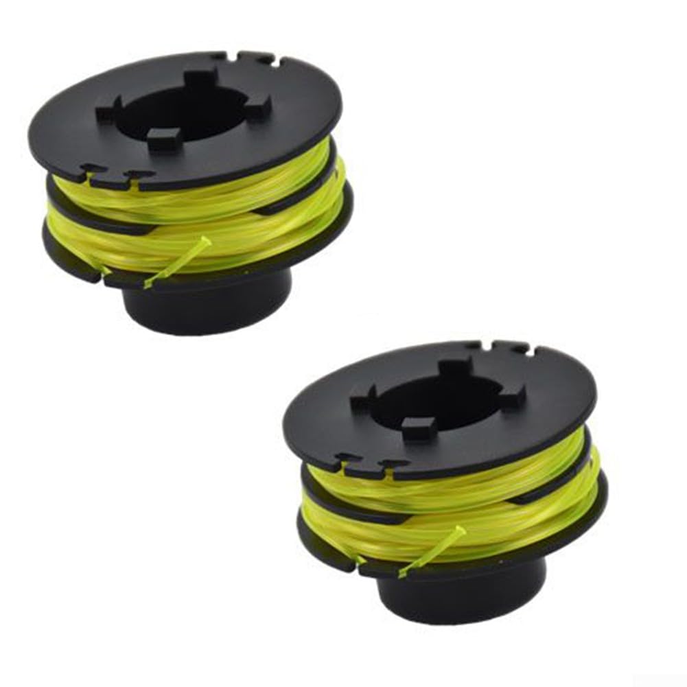 Spool Line Trimmer Strimmer for RYOBI RAC118 RLT3525S, High Durability Cordless Trimmer Line, Trimmer Replacement Spools 1.2MM, 2Pcs