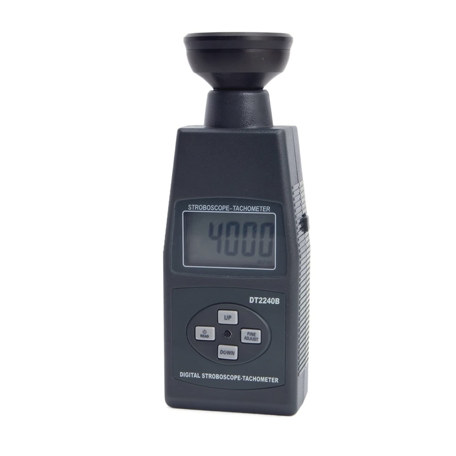 LNHHG Digital Handheld Stroboscope Digital LCD Tachometer Non-Contact Flash Stroboscope Photoelectric Revolution Meter Speedometer Tester 60~19999RPM DT2239B