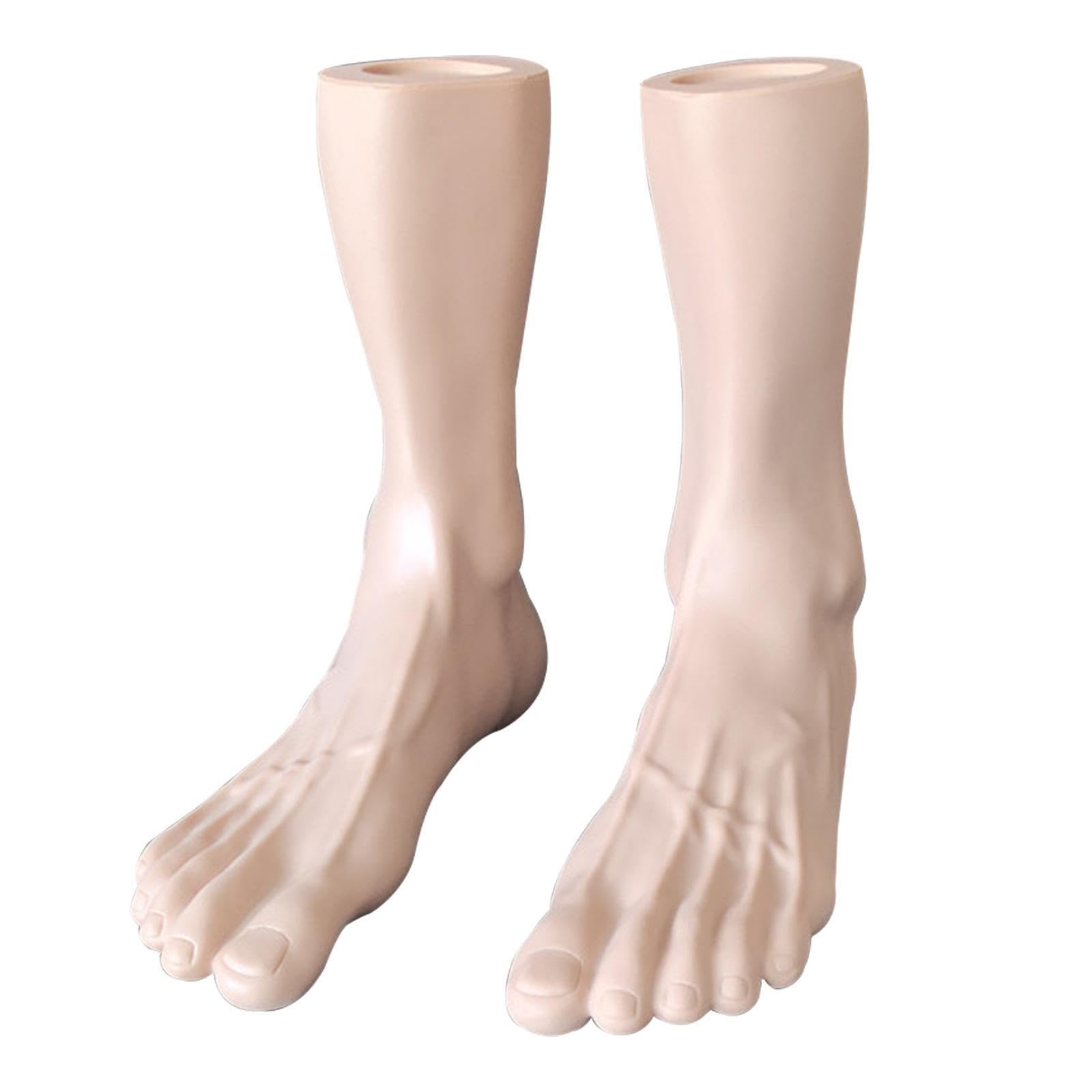 PUXZYAX Sturdy Foot Sock Display Model Excellent For Jewelry Accessories Showcase Including Socks Rings And Footwear Presentation Male Foot Model Male Display