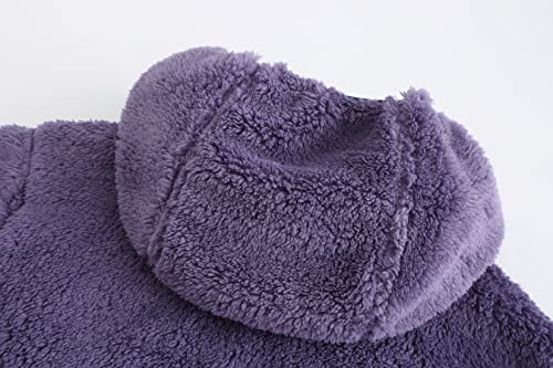 Image of Boys Girls Soft Fleece Sherpa Full-zip Jacket
