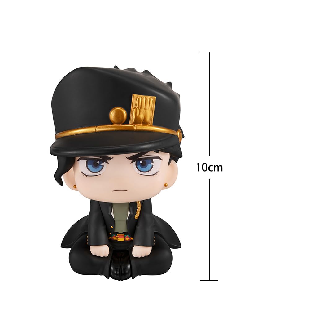 Zhongkaihua Jotaro/Dio Brando Figure Plush JJBA 10CM Sitting Action Figure JJBA Anime Character Cartoon Cute Figurine Collection Decorations Ornaments - Image 5