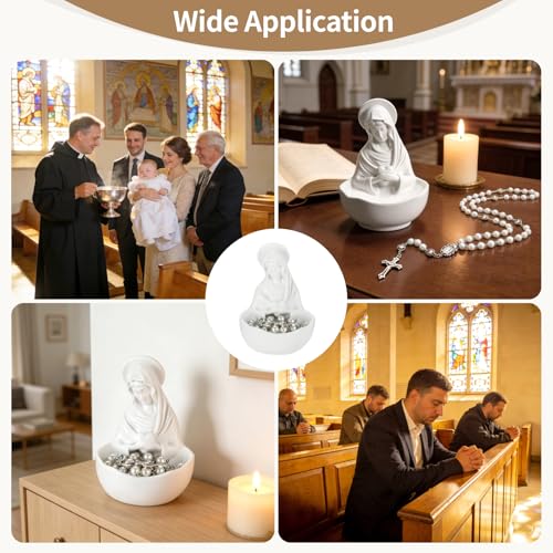 Estatuas Virgen María Nuestra Señora de la Gracia con Rosarios miniatura 5