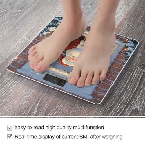 Báscula digital de baño FekiLoot con plataforma ancha y alta precisión miniatura 5