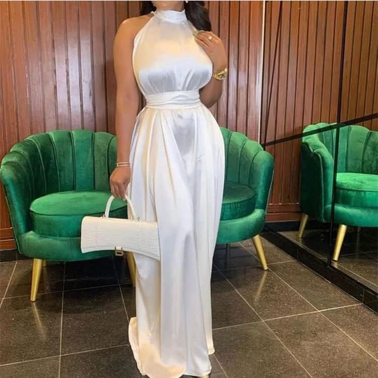 Miniatura 4 de Tela de satén para novia, boda, decoración, disfraz, 60 pulgadas de ancho por yarda (3 yardas, blanco)