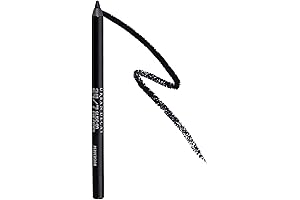 Smudge-Proof Waterproof Black Glide-On Eyeliner Pencil