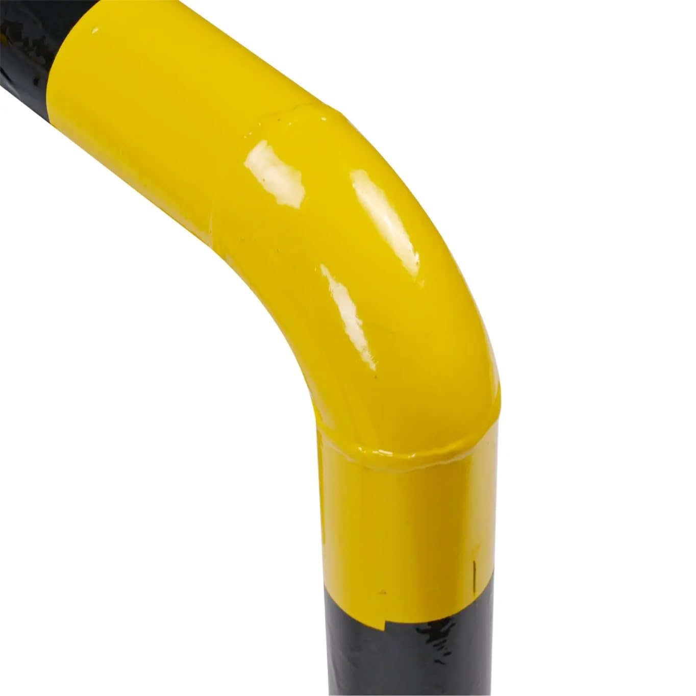 Protection de stockage - Protection pour poteaux, protection de colonne en acier noir/jaune pour protéger les étagères et les étagères lourdes - Protection contre le démarrage/étagère - Bornes