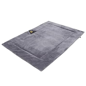 Meri SHOPP Dog Bed Mat Blanket Pet Crate Cushion Home Travel Puppy Kitten Sleeping Pad Gray XL