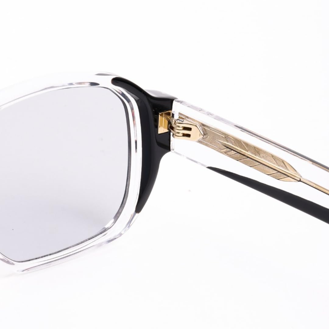 Gafas de sol de acetato hechas a mano, estilo retro, para exteriores, montura grande, protección UV400.