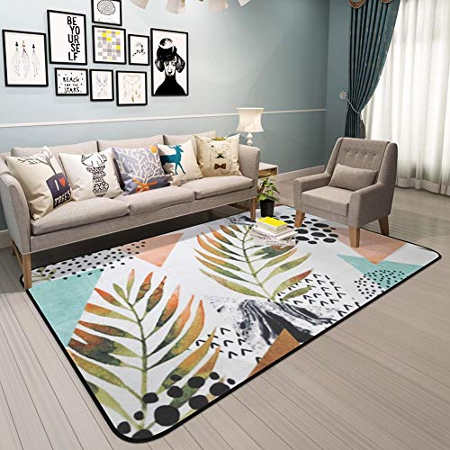 Tapis moderne européen imprimé grand confort pour table basse