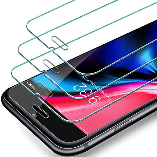 SEVENTHGO 3PACK Screen Protector for iPhone SE 2020/iPhone 8/iPhone 7/iPhone 6/iPhone 6S, Tempered Glass Screen Protector 4.7" Screen Cover for iPhone SE 2nd Gen Shatter-proof/Anti-scratch/Bubble Free