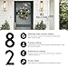 3 Inch Metal House Numbers and Letters, Black Modern Address Signs, Outdoor Mailbox Numbers With Nail kit, for Houses, hotels, apartments, streets (Number 2)
