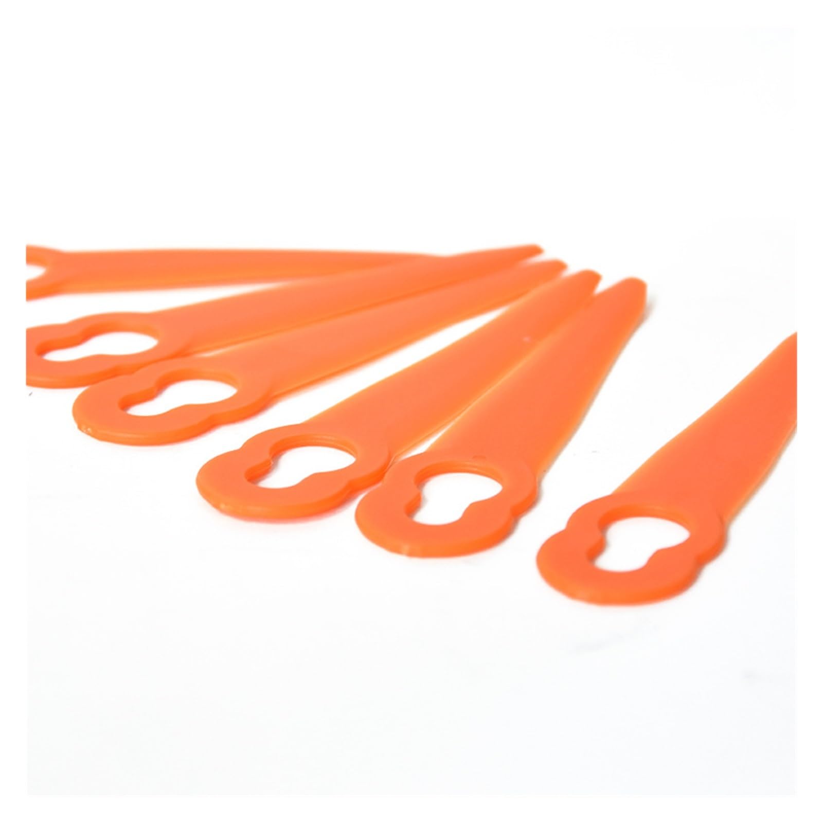 Genérico Cortacésped Universal L90 de 30/80 Uds., Cortador de Cuchillas de plástico, Juego de Cuchillas de plástico, Accesorio for cortacésped Robot antirotura de Alta dureza(L90 Red,80pcs)