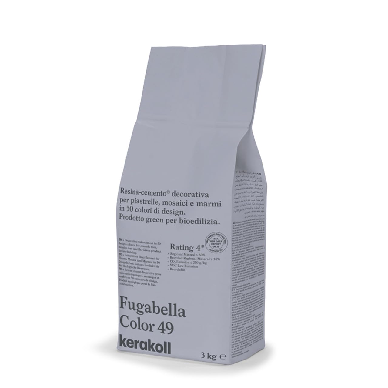 Kerakoll Fugabella Color Grout 3kg, 50 Colours (49, 3kg Bag)