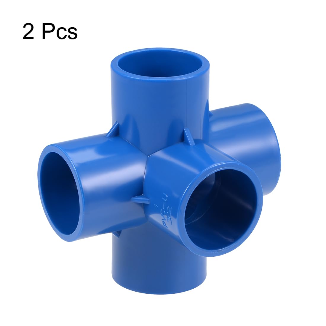 Produktbild von 5er Set 32 Mm PVC 45°-Winkelverbinder – Weiß, Glatt, Für Bewässerung Und Wasserrohre
