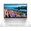 HP Laptop 17, pantalla táctil HD+ de 17.3 pulgadas, procesador AMD Athlon Gold 3150U, RAM DDR4 de 12 GB, SSD PCIe NVMe de 512 GB, tipo C, HDMI, Wi-Fi, Bluetooth, Windows 11 Home, plata