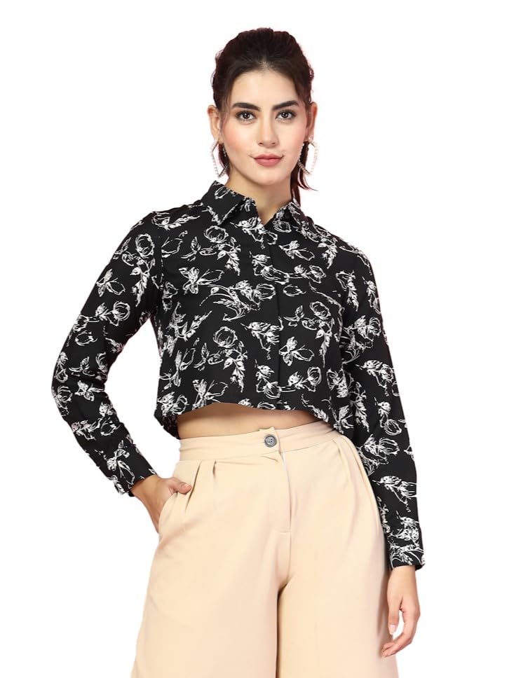 Image of OOMPH! Casual Crop Shirts for Women