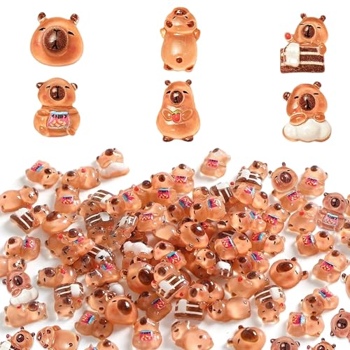 VVQWCY 200 Stück Mini Figuren Minifiguren Kleine Tiere Figuren für DIY Kunsthandwerk Dekoration