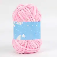 Fio de Chenille Macio Super Grosso para Crochê Tricô Tecelagem Artesanato DIY Amigurumi Manta Bebê