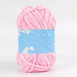 Fio de Chenille Macio Super Grosso para Crochê Tricô Tecelagem Artesanato DIY Amigurumi Textura Confortável e Luxo Projetos Manta Bebê Roupas Cachecói