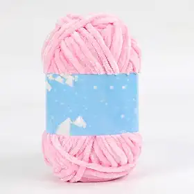 Fio de Chenille Macio Super Grosso para Crochê Tricô Tecelagem Artesanato DIY Amigurumi Manta Bebê