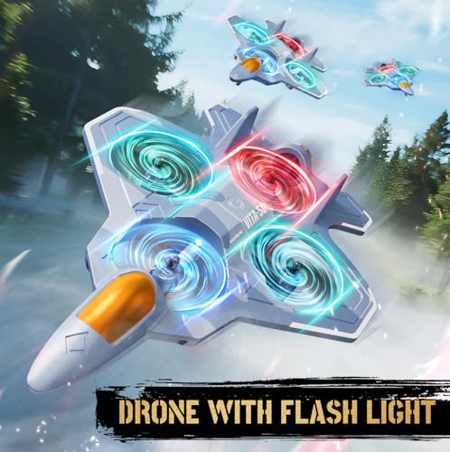 Image of RC Planes with 3 Batteries for Kids Adults, Foam Remote Control Airplane Jet Helicopter Drone Toys for Kids Adults 8-12 12-16, Remote Control Plane Airplane Toys with Led Lights