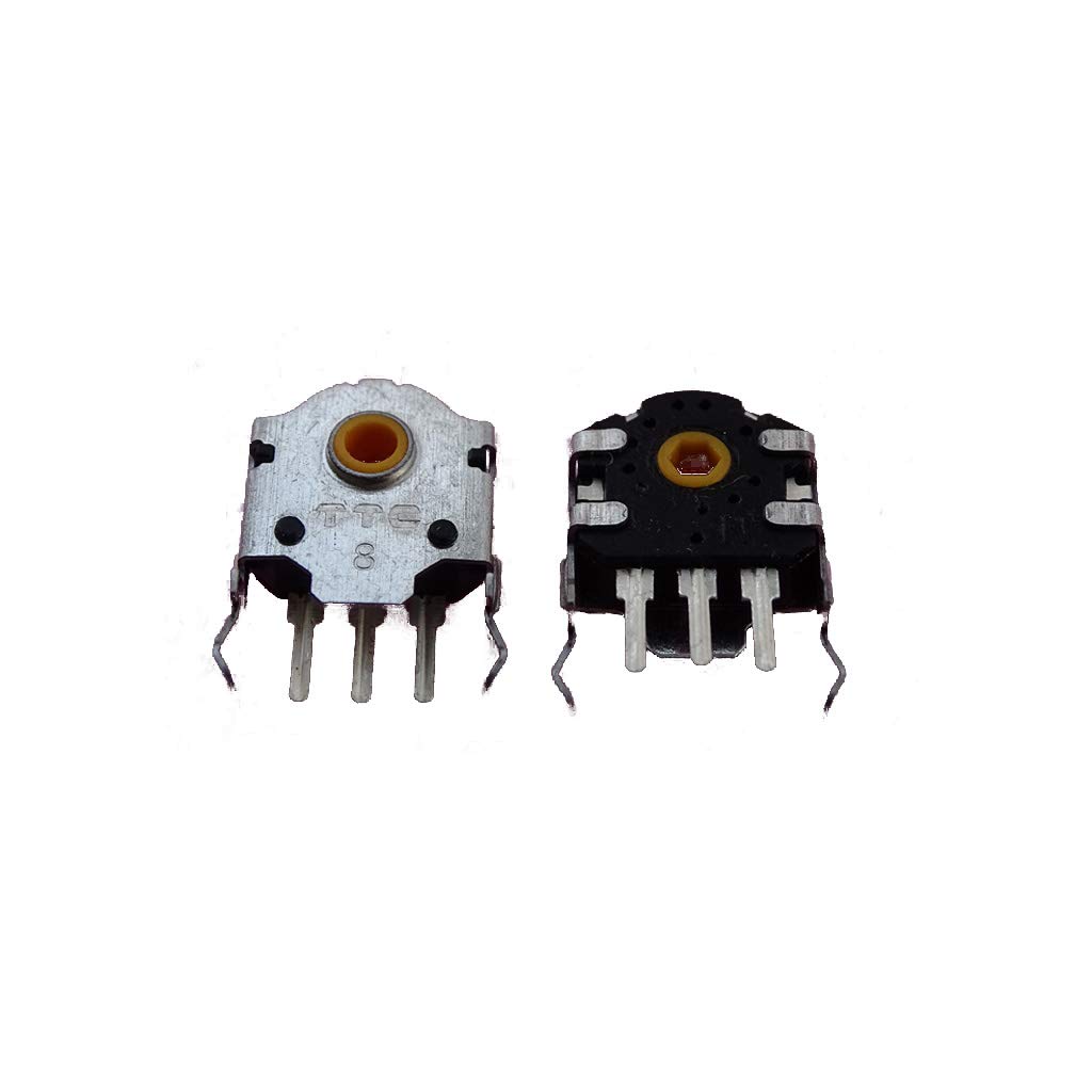 TTC - Codificador de mouse de 8 mm, núcleo amarillo, 48 millones de por vida, altamente preciso para mouse inalámbrico G Pro