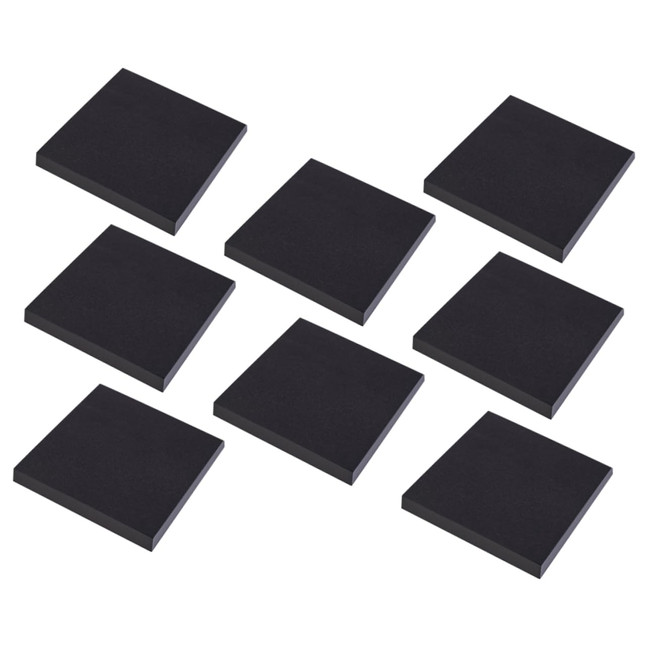 Tofficu 5 Ensembles Notes Autocollantes Noires Étiquette Autocollantes Etiquettes Autocollantes Autocollants Mémo Autocollants Bande Adhésive Étiquettes Autocollantes Papier 8 Pièces * 5