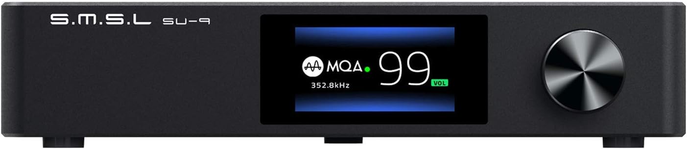 SU-9 MQA Complete Decoder ES9038PRO DAC XMOS DSD512 PCM768KHz/32-Bit Bluetooth 5.0 UAT APTX-HD USB Balanced Decoder