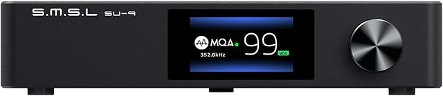 S.M.S.L SU-9 MQA Full Decoder ES9038PRO DAC XMOS DSD512 PCM768kHz/32Bit Bluetooth 5.0 UAT APTX-HD USB Balanced Decoder