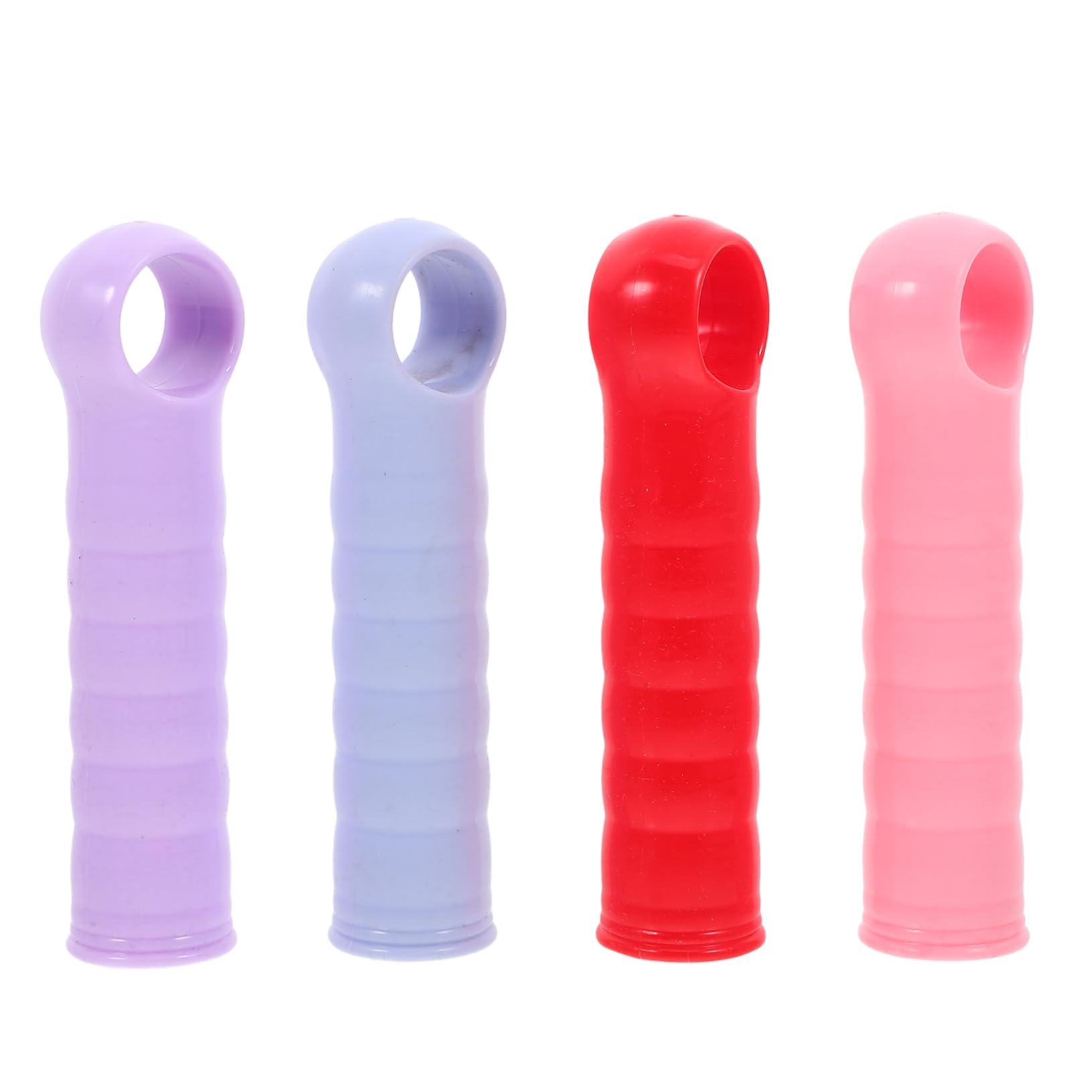 HOODANCOS 4Pcs Plastic Handle Replacement for Brooms Mops Compatible Dustpan Grip Caps Versatile Accessories for Easy Household Cleaning Tasks