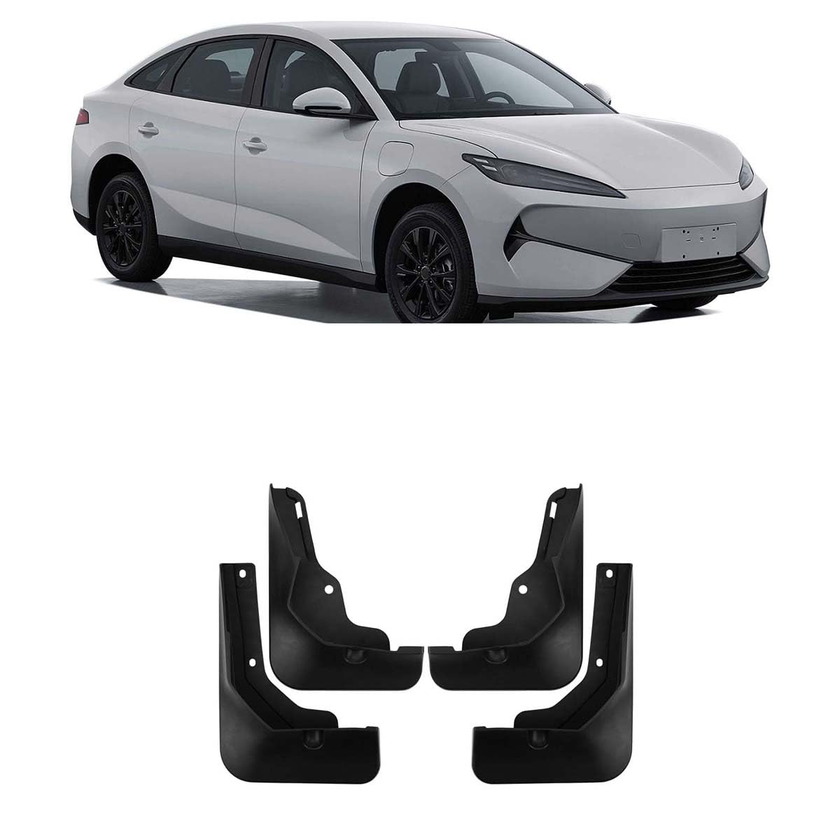 BXQDAM Car mud flaps,Compatible with BYD E7 2025,Car exterior accessories