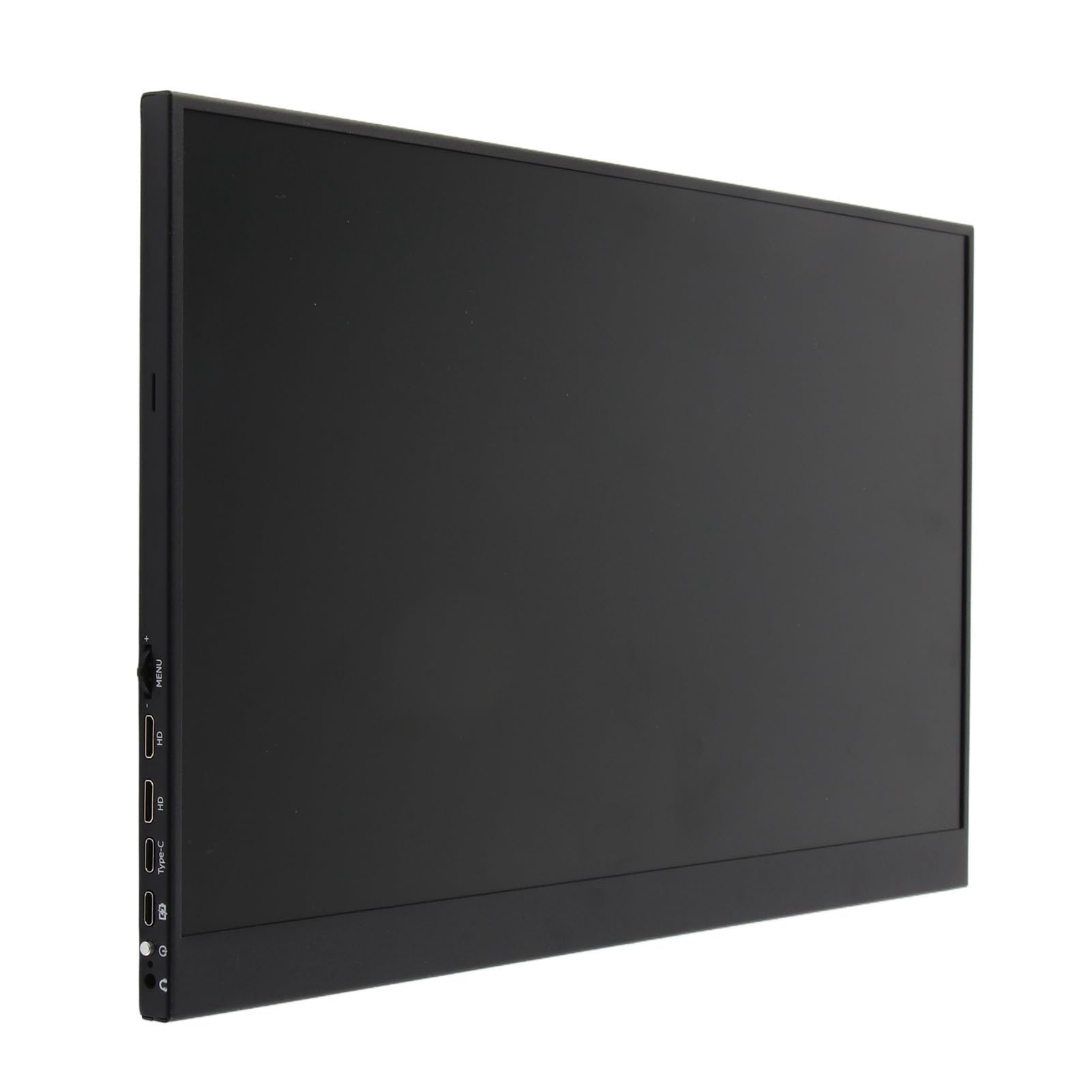 Przenośny Monitor 17,3 Cala, Monitor 16:9 HD USB C do Komputera PC, Laptopa, Wyświetlacz Komputerowy o Rozdzielczości 1600 X 900 z Mini Typu C/3,5 Mm/Micro USB do Gier na Konsolę